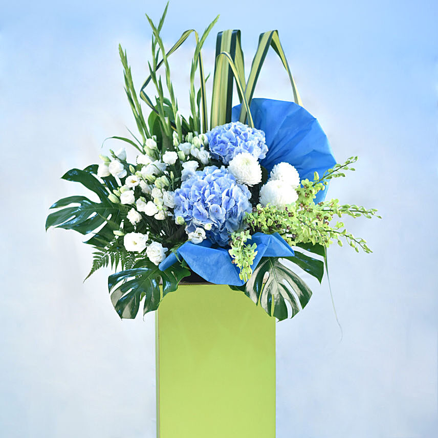 Soothing Mixed Flowers Stand: Flower Stands