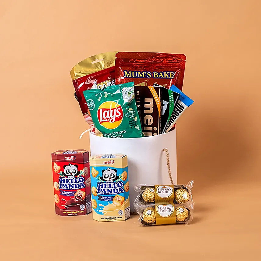 Choco Snack Treat Gift Hamper: Chocolate Gifts 