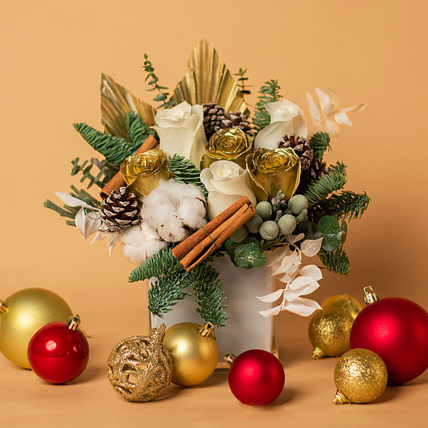 Soothe Your Senses New Year Arrangement: Christmas Flower Arrangements