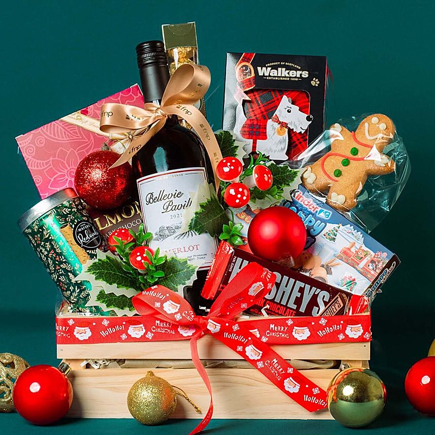 Merry Christmas Gift Hamper: Christmas Gifts Singapore