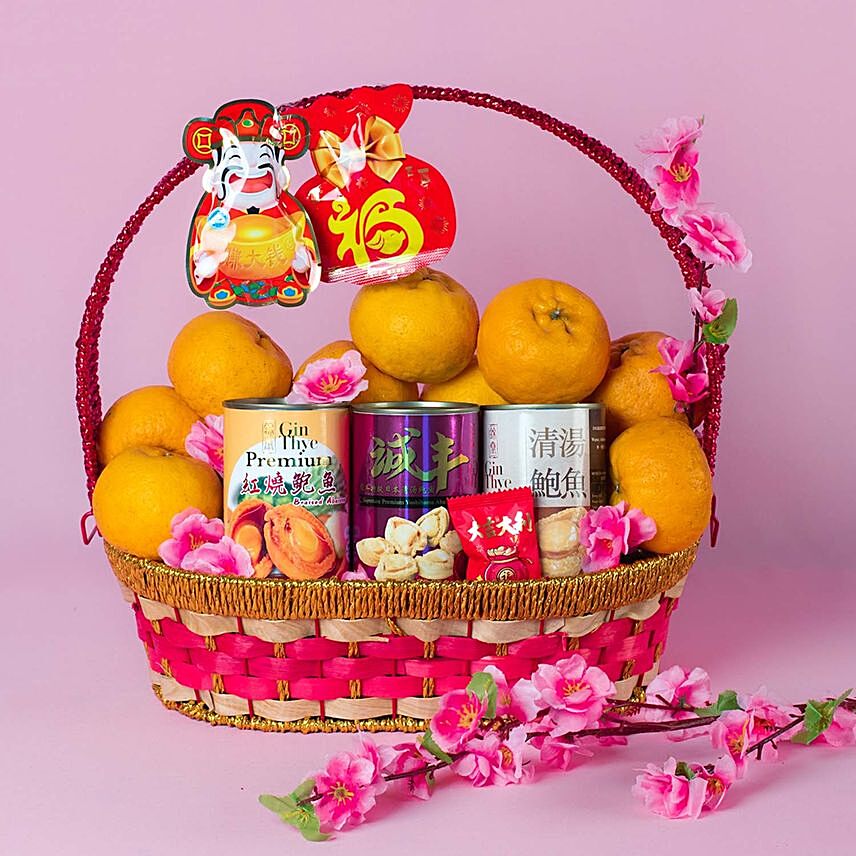 Good Luck Charm Gift Basket: Chinese New Year Hamper