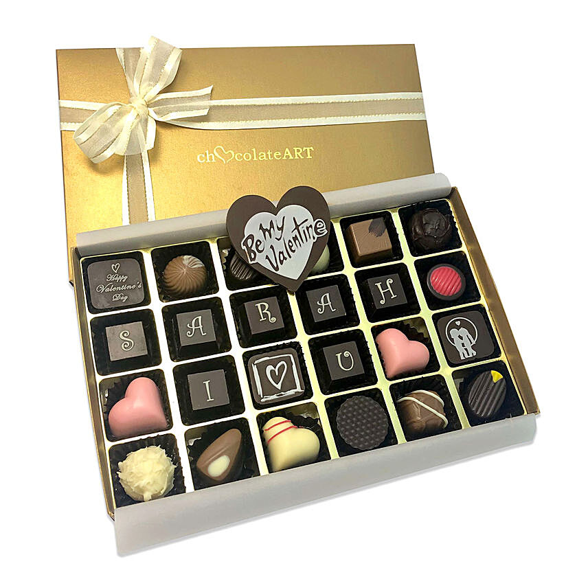 24 Pcs Assorted Chocolate Box For Valentine: Valentine's Day Chocolates