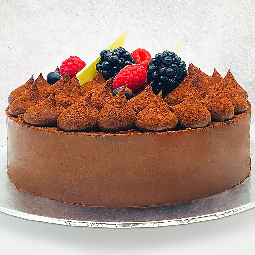 Chocolate Truffle Cream Cake: Cakes 