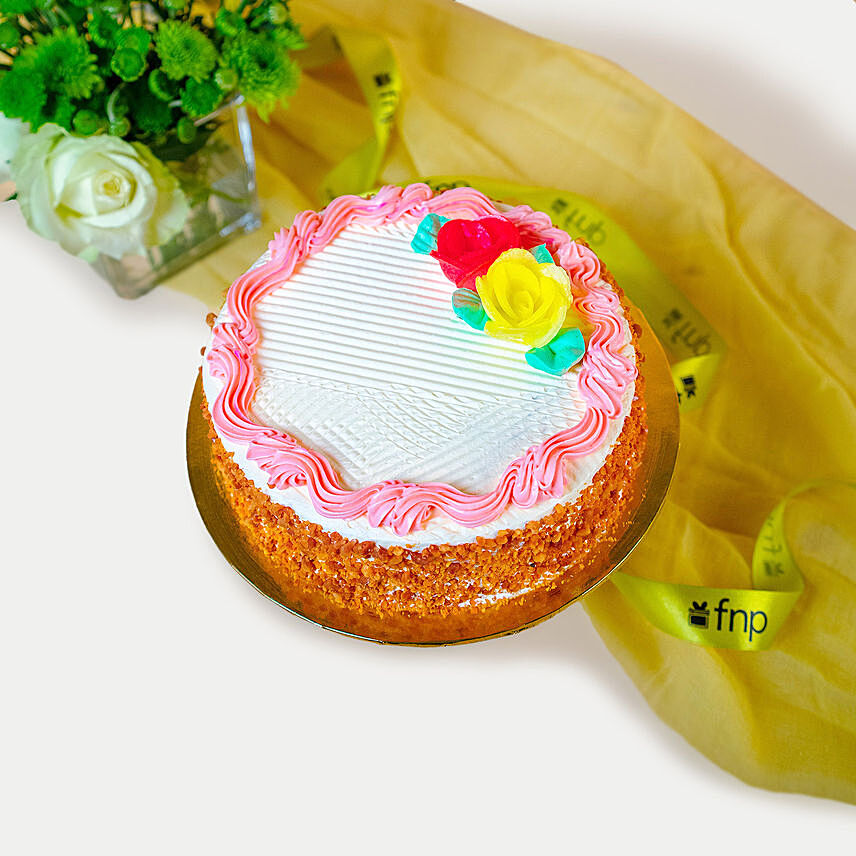 Butter Sponge Cake: Birthday Cake for Wife