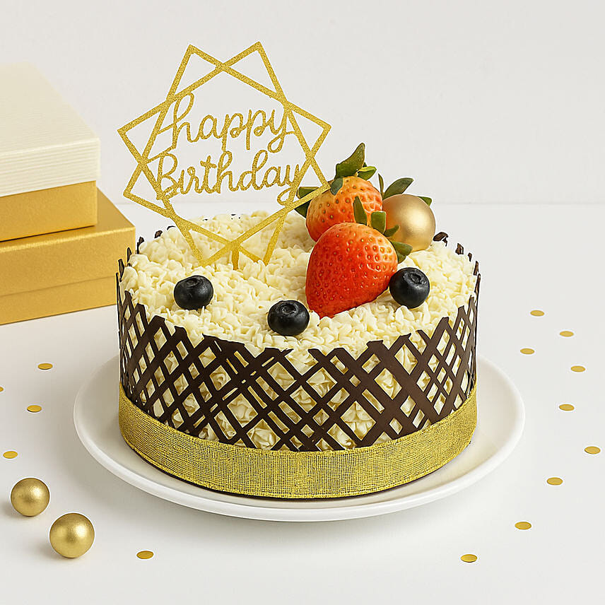 Happy Birthday Chocolate Cake: Same Day Cake Delivery - Order Before 8 PM(SGT)