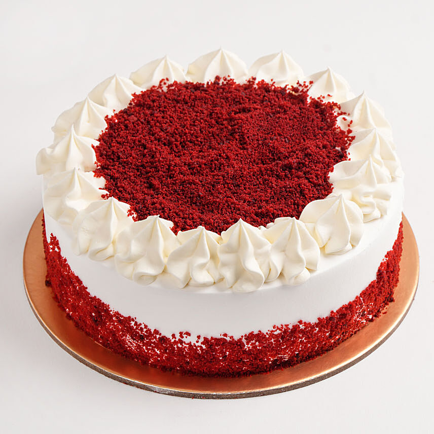 Scrumptious Red Velvet Cake: Girlfriends Day Gifts