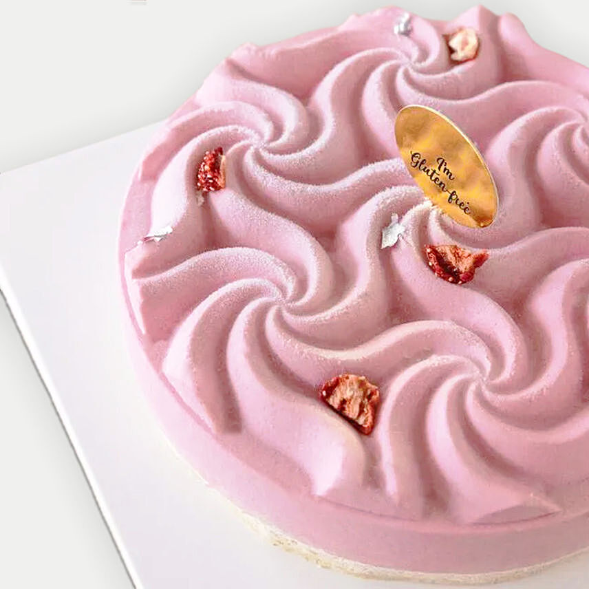 Vegan Strawberry Cheesecake: Strawberry Cake 