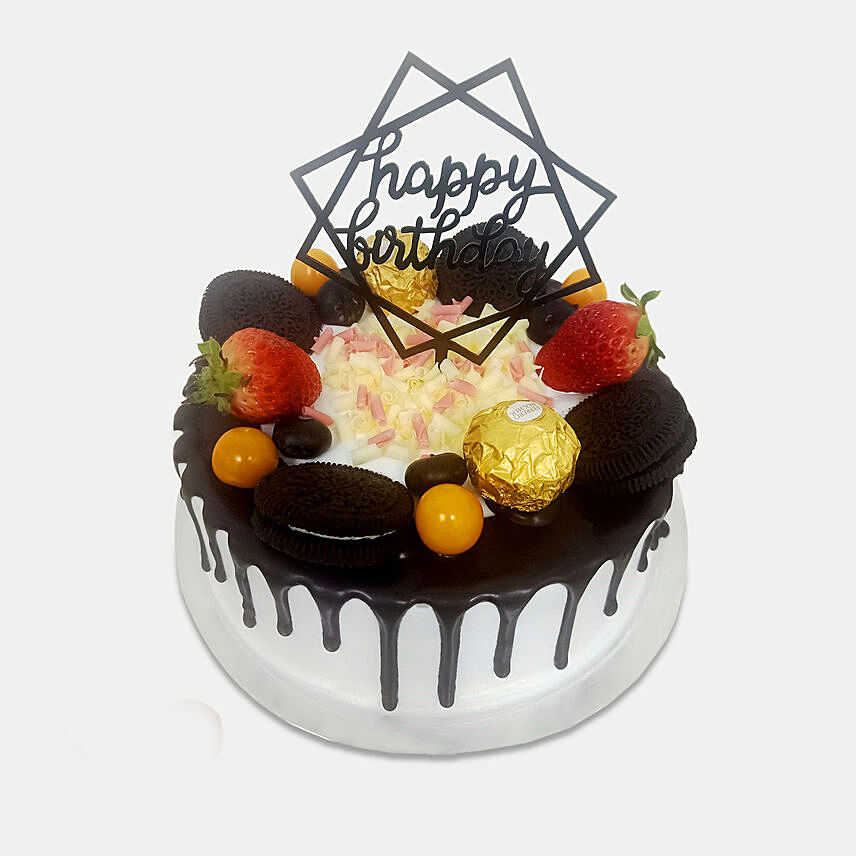 Birthday Special Chocolate Cake: One Hour Gifts Delivery - Order Before 10 PM