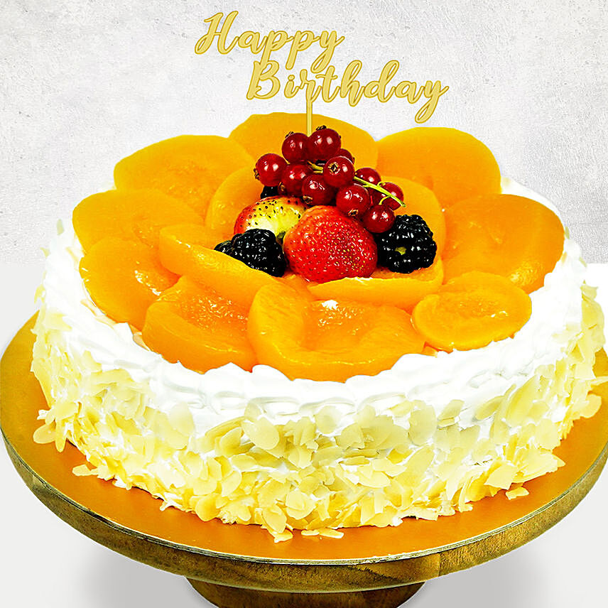 Happy Birthday Fruit Cake: Cake Delivery Singapore