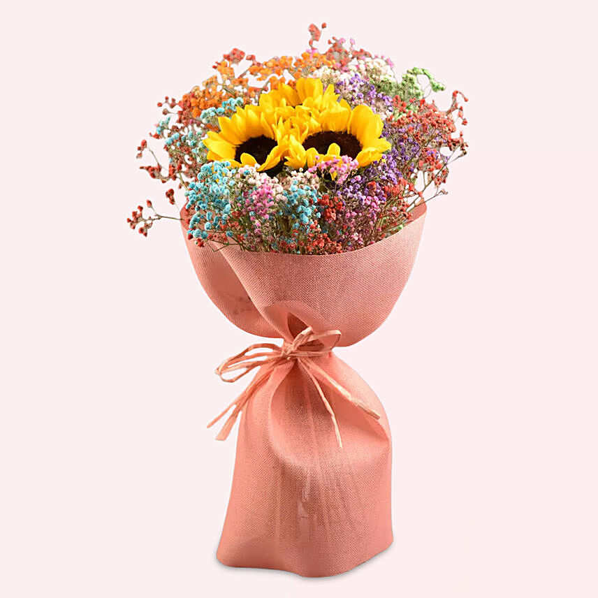 Shine On Forever Floral Bouquet: One Hour Delivery Singapore