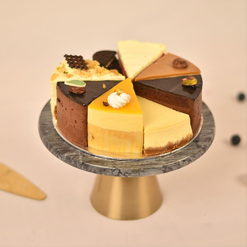 Assorted Cake Slices- 8 Pcs: Same Day Cake Delivery - Order Before 10 PM(SGT)