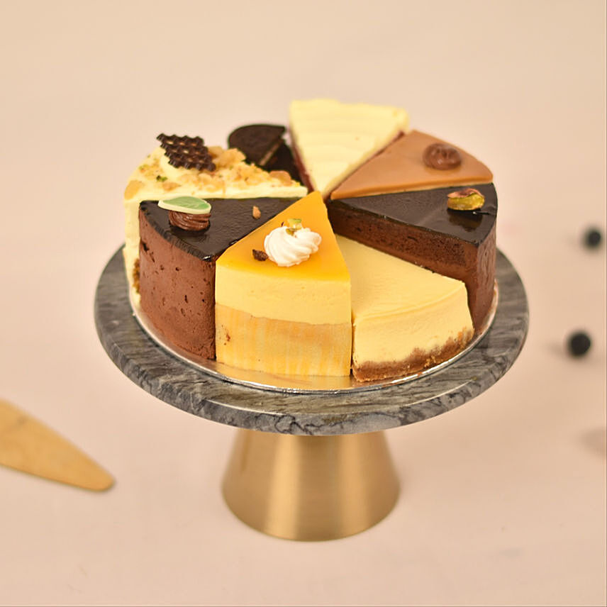 Assorted Cake Slices- 8 Pcs: Deepavali Gifts Singapore