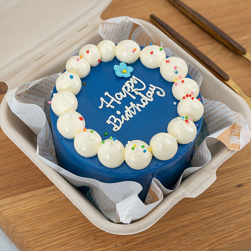 Blue Bento Cake: Birthday Cakes