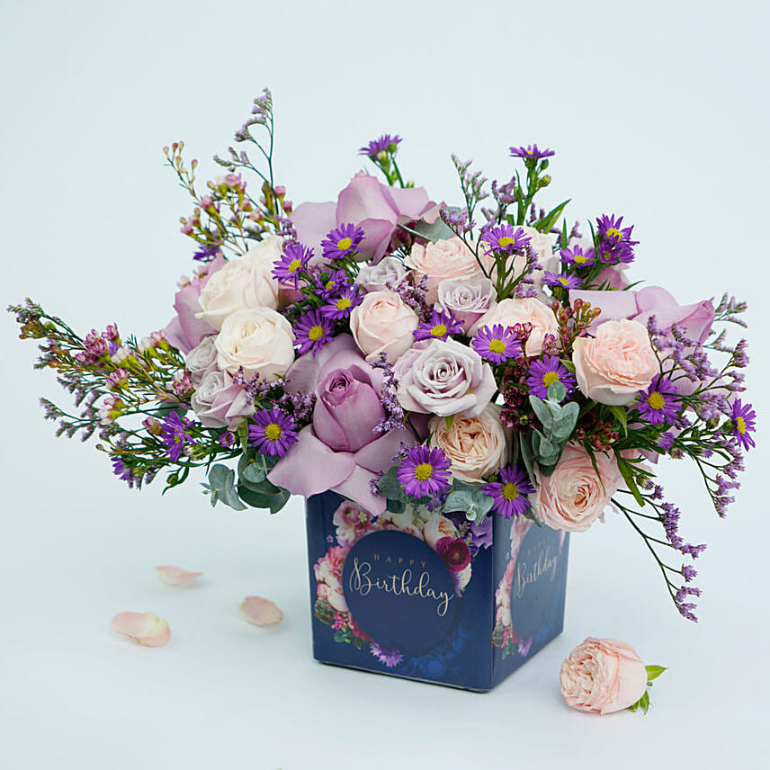 Birthday Roses Arrangement: Birthday Gifts Singapore