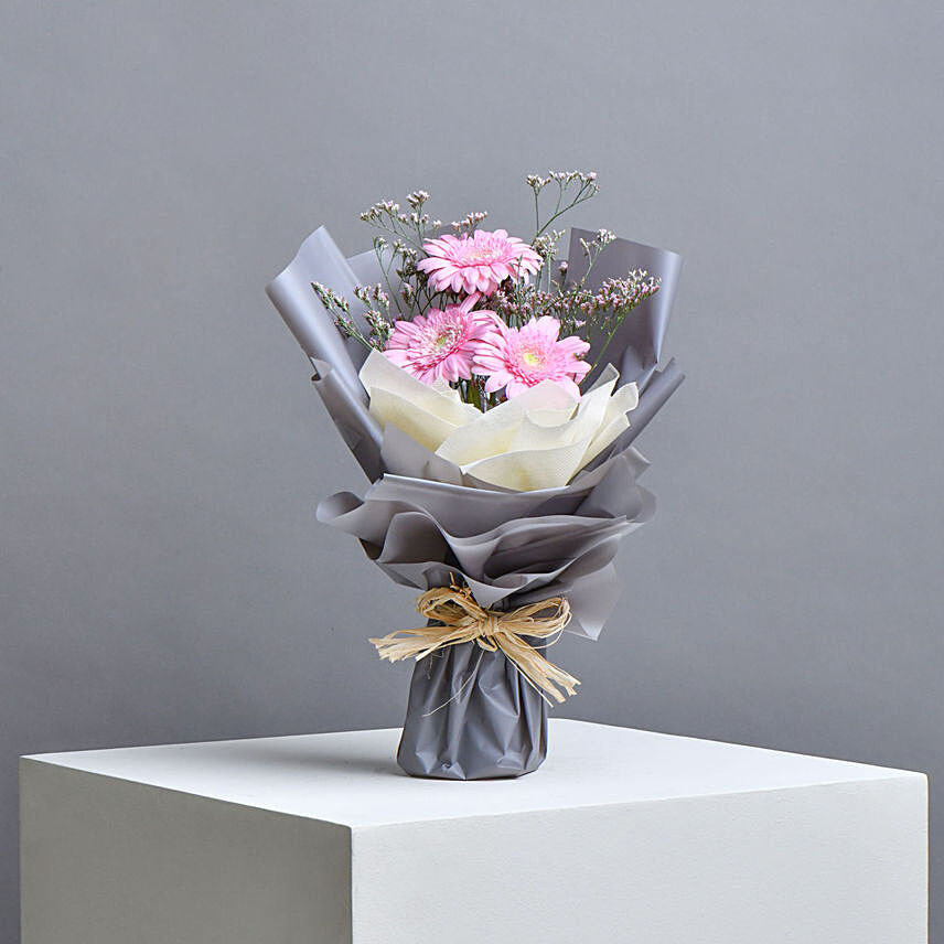 Pretty Gerberas Bouquet: Gerbera Flowers