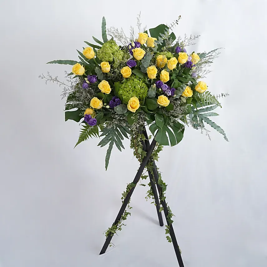 Outstanding Congratulatory Flower Stand: Flower Stand Delivery