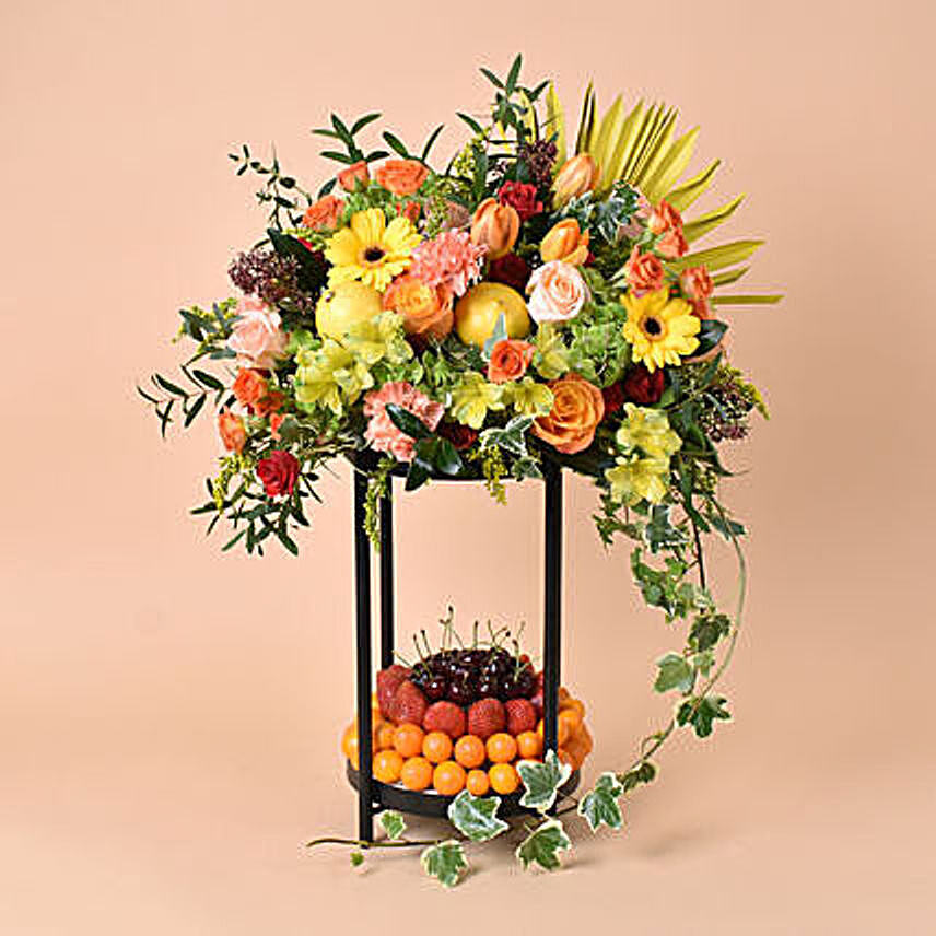 Blooms and Fruits: New Arrival Combo Gifts