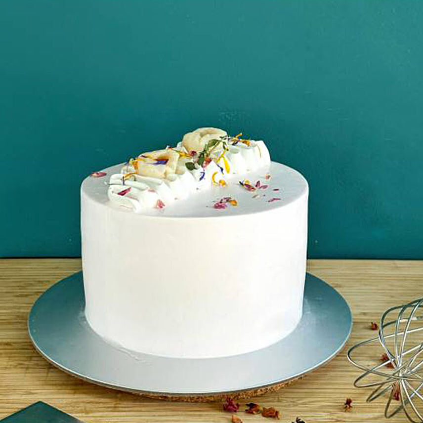 Rose Lychee Cake: Teachers Day Cake 