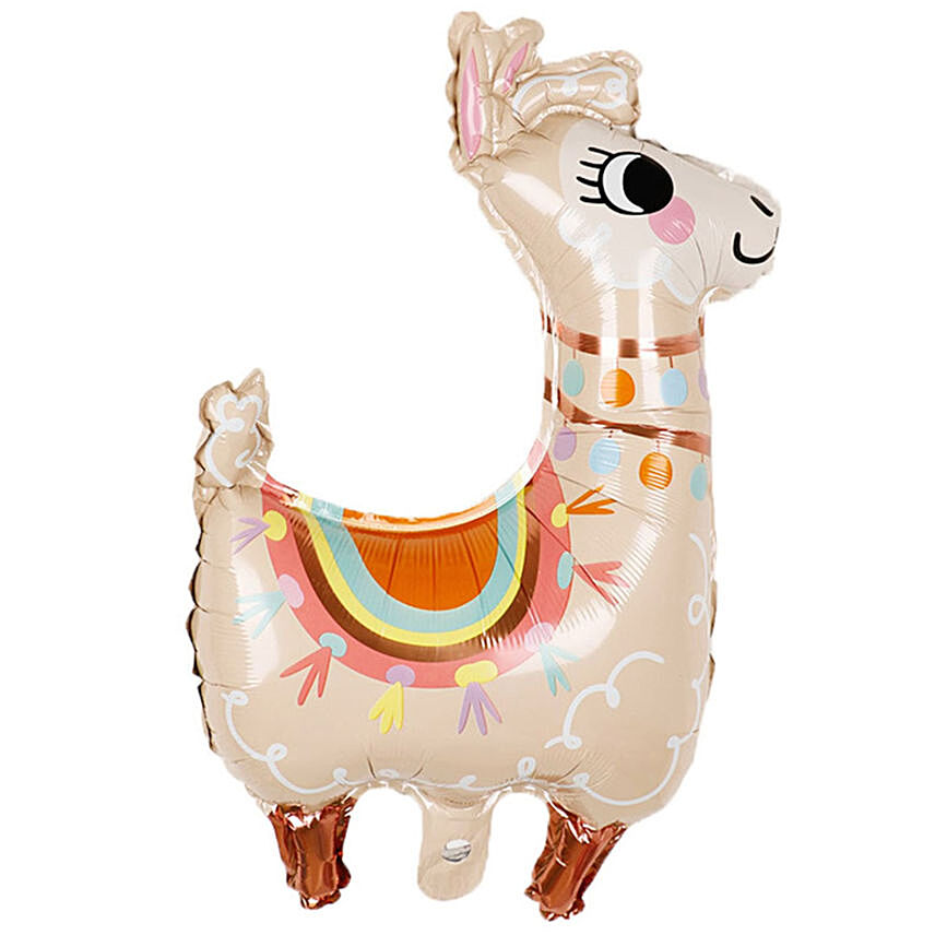 Loveable Llama Foil Balloon 45 inch: Birthday Gifts Singapore