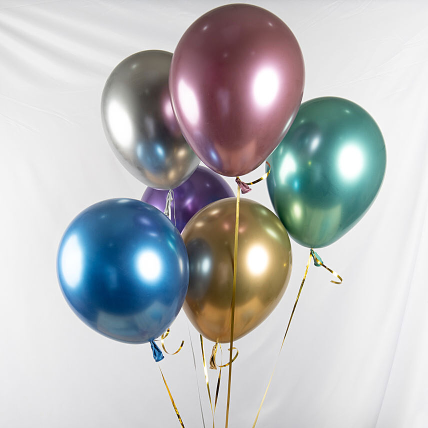 Helium Filled Multicoloured Latex Balloons: Balloon Decorations