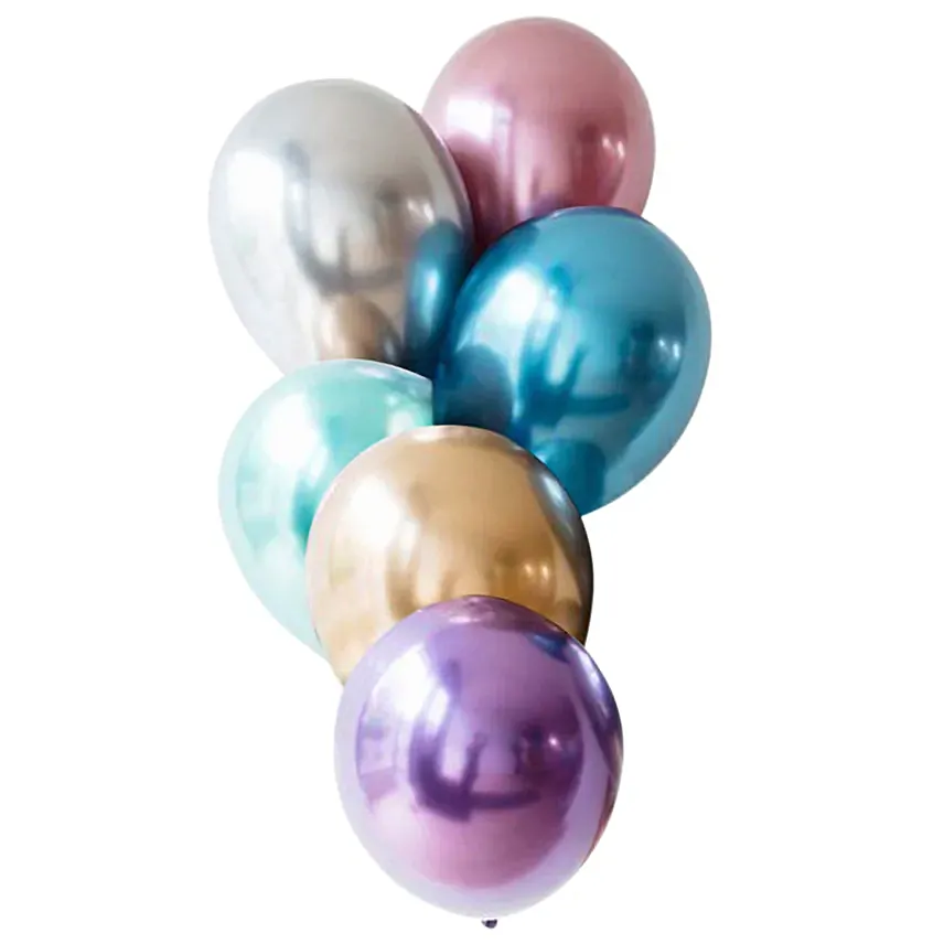 Multicolor Chrome Balloons: Balloon Decorations