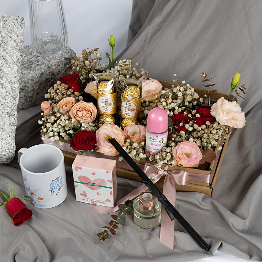Birthday Wishes Gift Box For Her: Birthday Gift Hampers