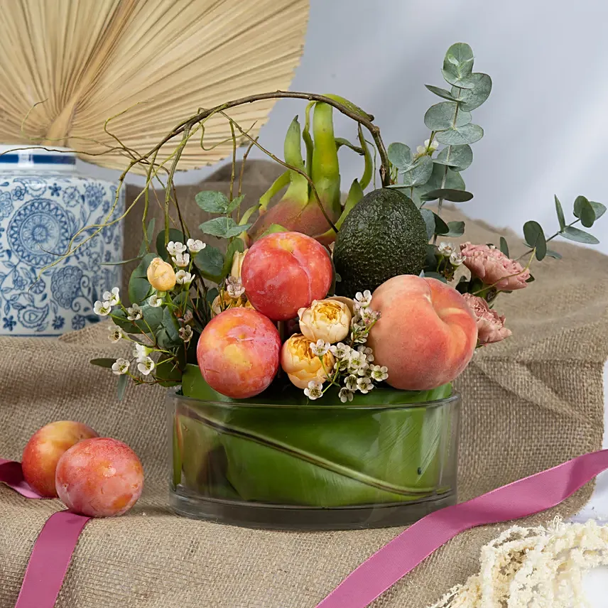 Fruits and Floral Joy: Fruit Baskets