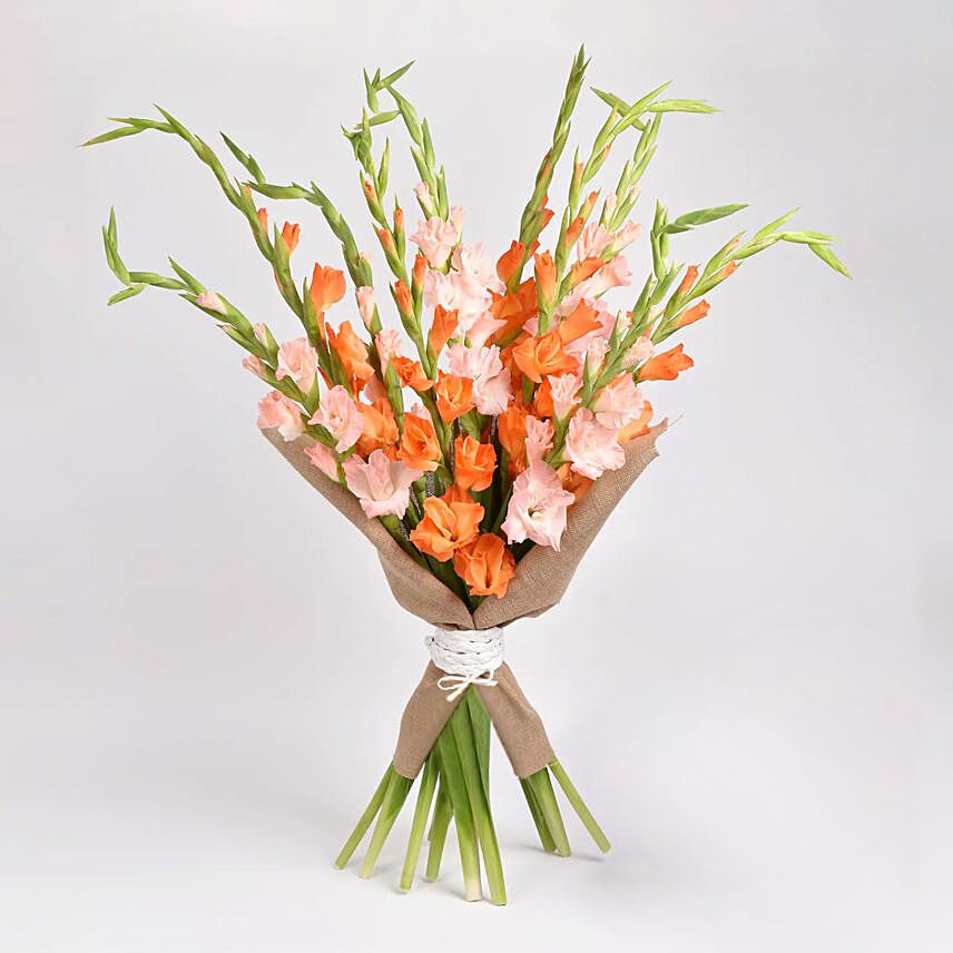 October Birthday Gladiolus Flower Bouquet: 
