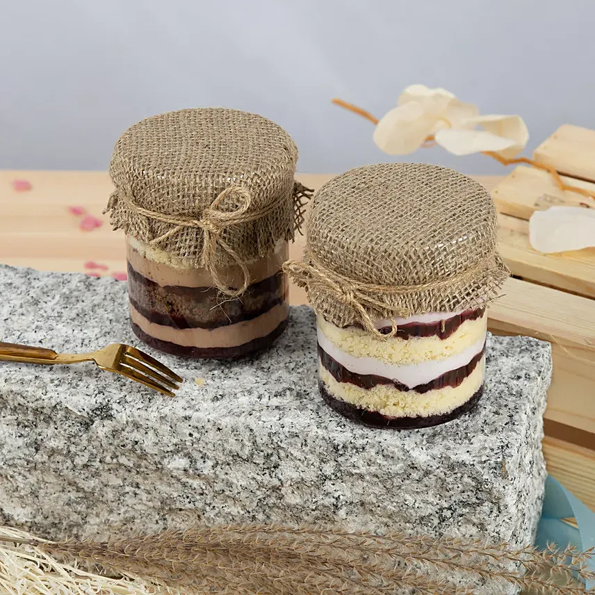 Set of 2 Jar Cake: Cakes 