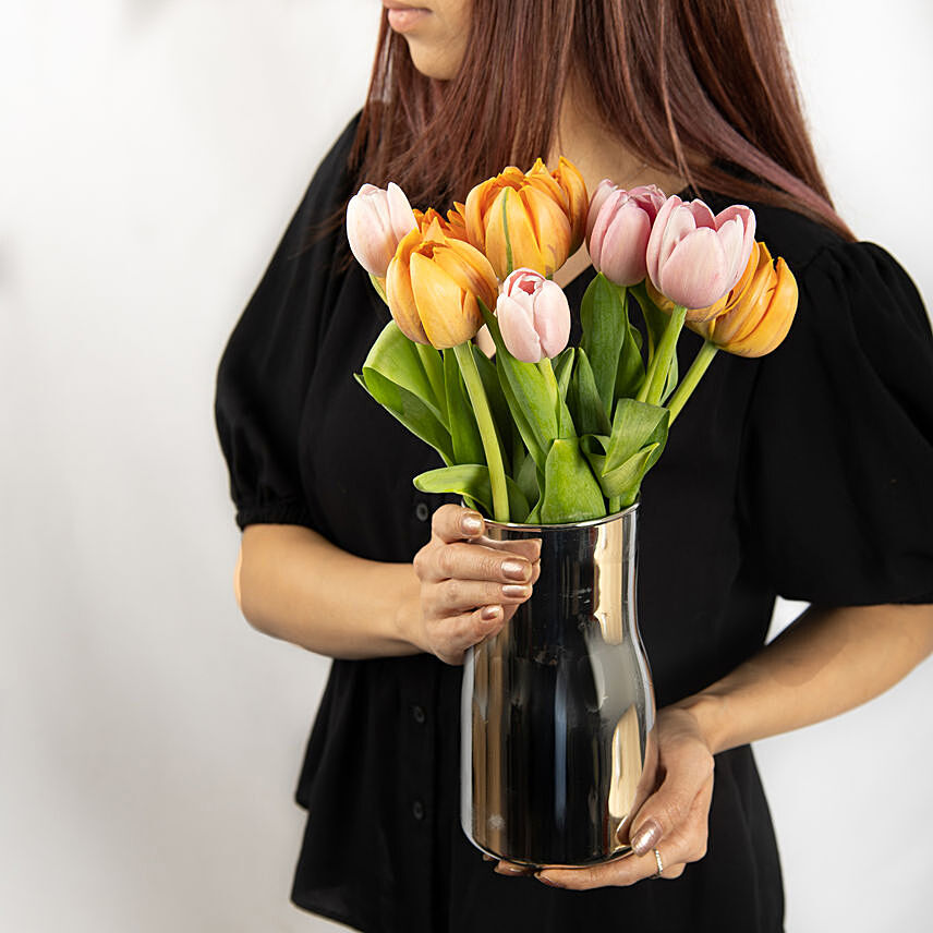 Vibrant Tulip: Happy Birthday Flowers