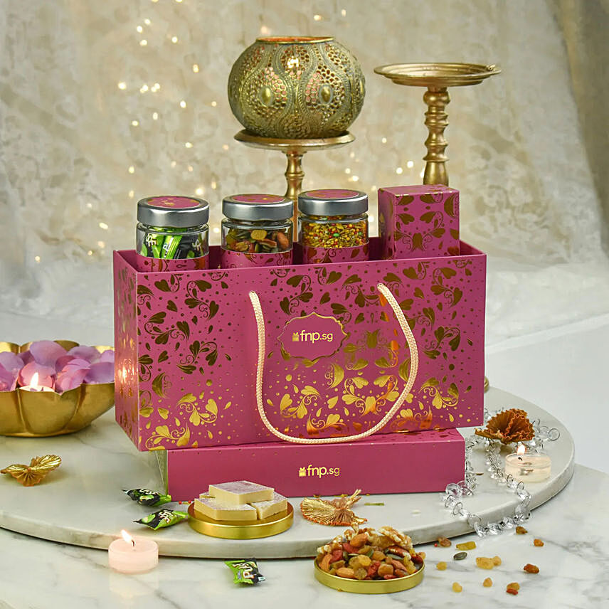 Bhaidooj Relishes Premium Gift Hamper: Deepavali Gifts Singapore