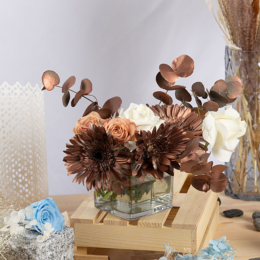 Glistening Flowers Arrangement: Gift Shop