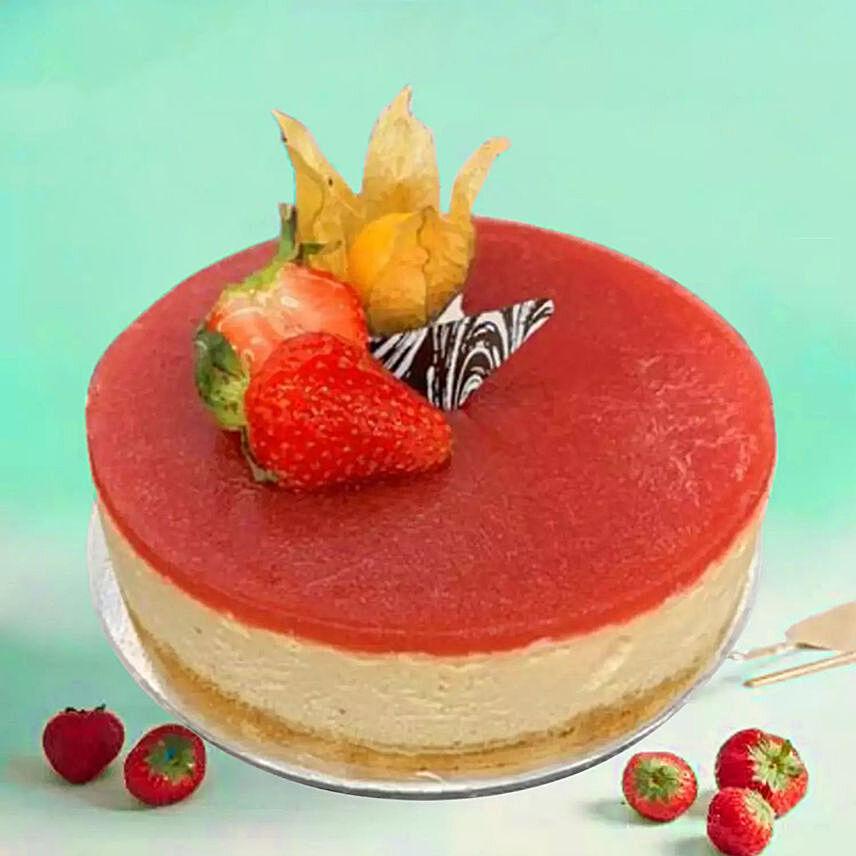 Strawberry Cheese Cake: Wedding Anniversary Cake
