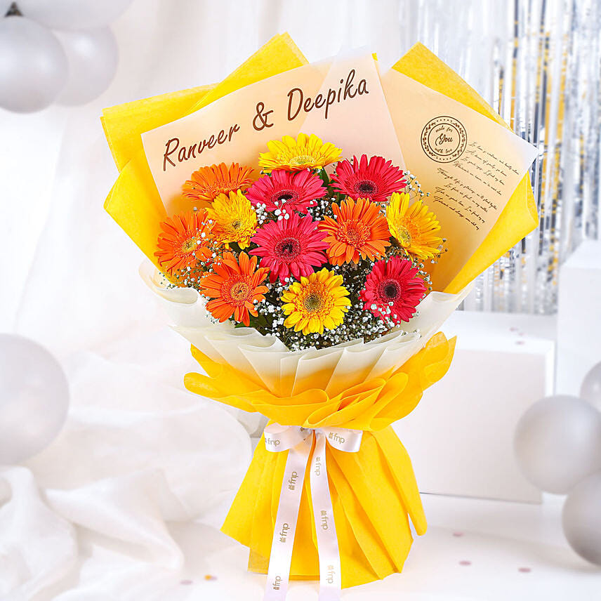 Name of Love Bouquet: Anniversary Gift Ideas