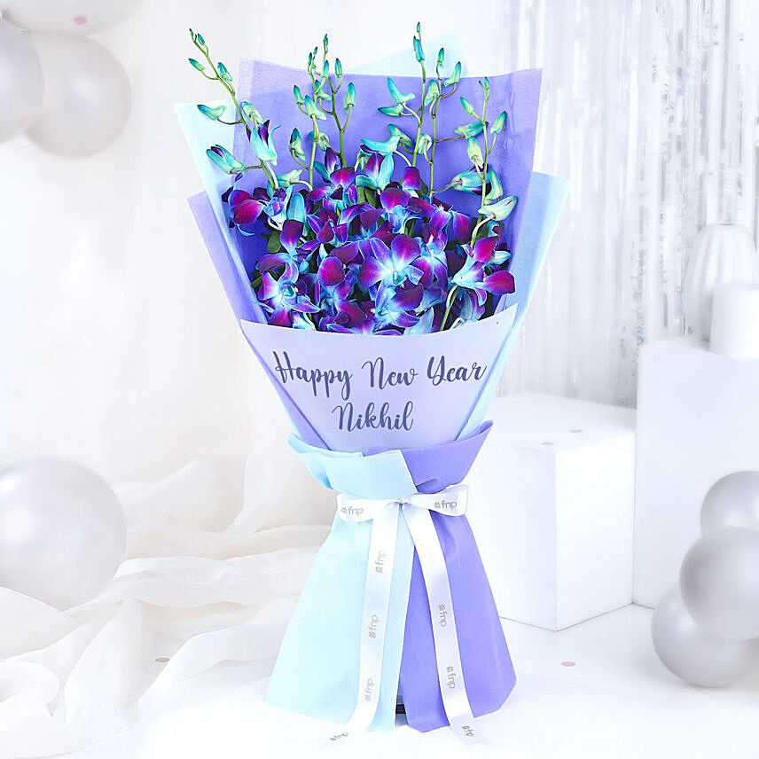 Azure Dreams: New Year Flower Arrangements