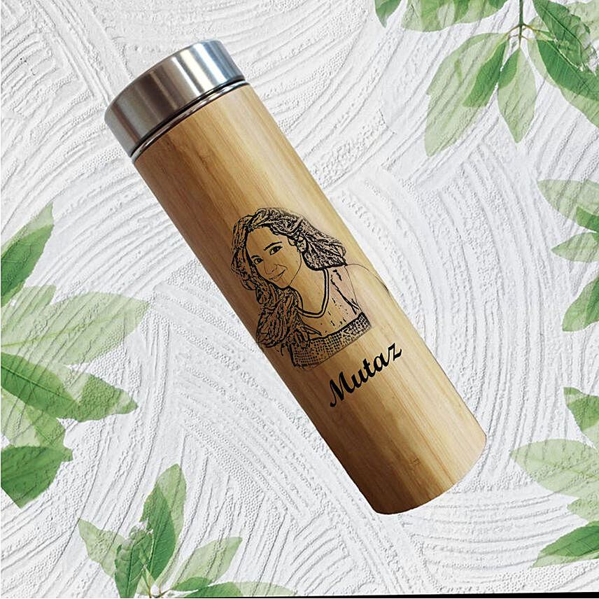 Engraved Bamboo Tea Infuser: Custom Women's Day Gifts