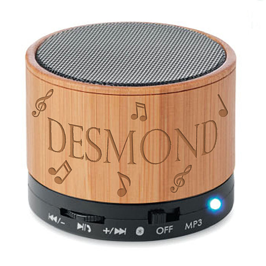 Personalised Engraved Bluetooth Speaker: Customized Gifts