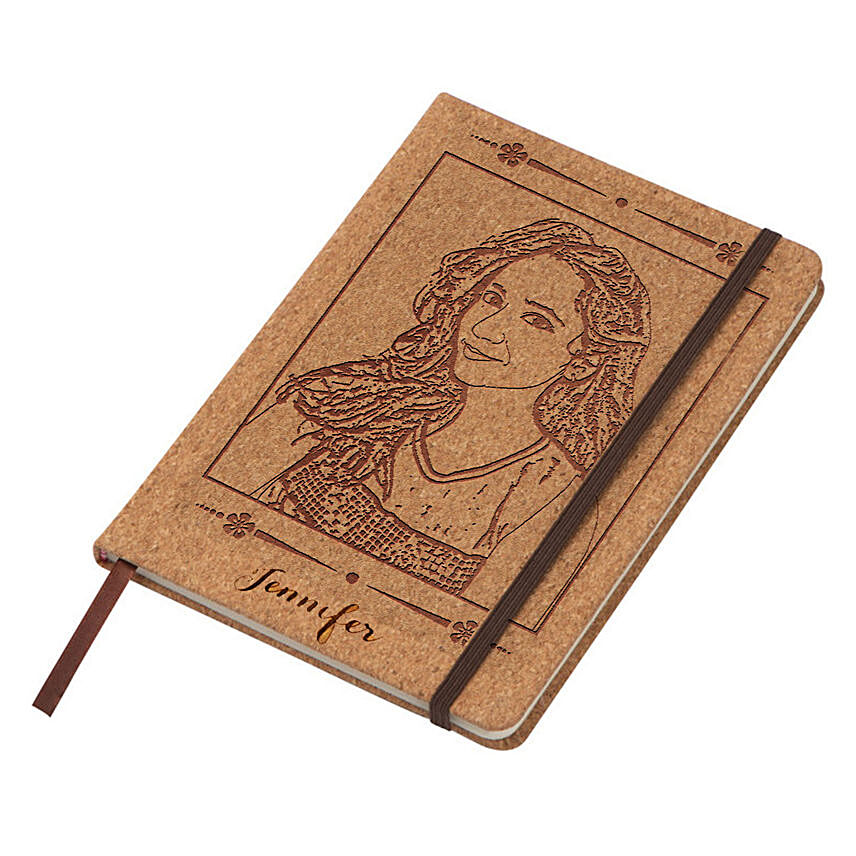 Personalized Name and Photo Notebook: Engraved Stationery