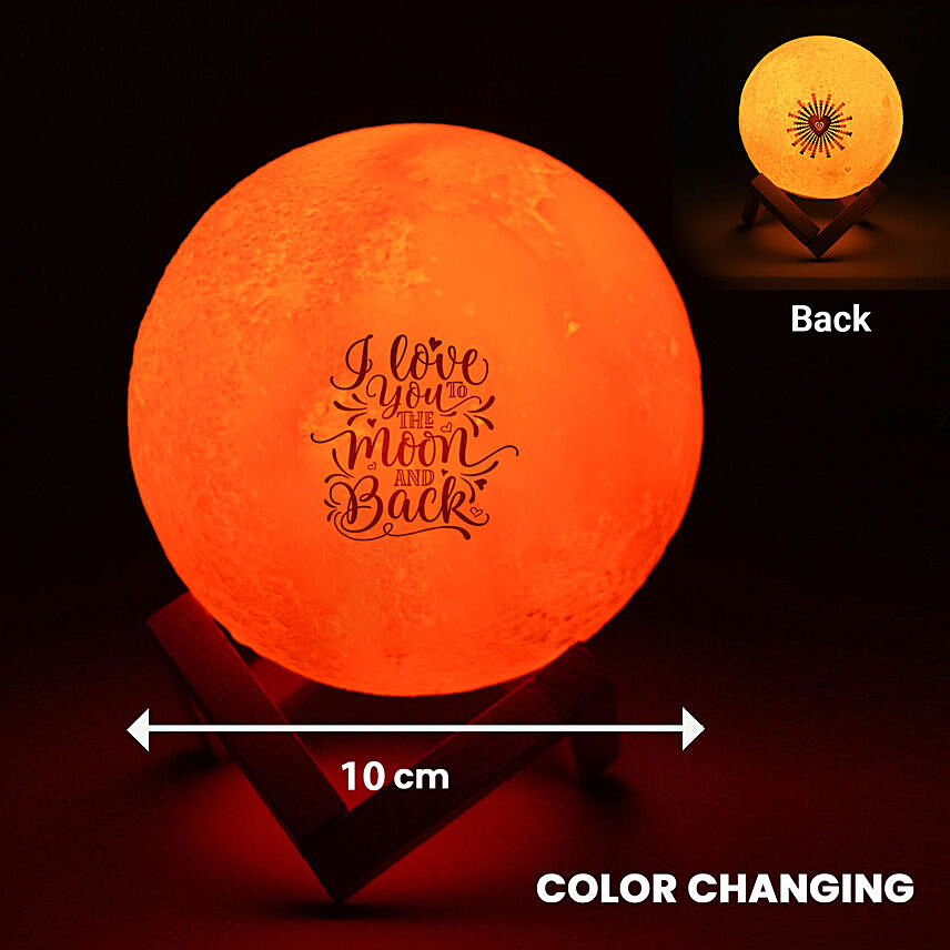 Rays of Love Moon Lamp: Customized Gifts