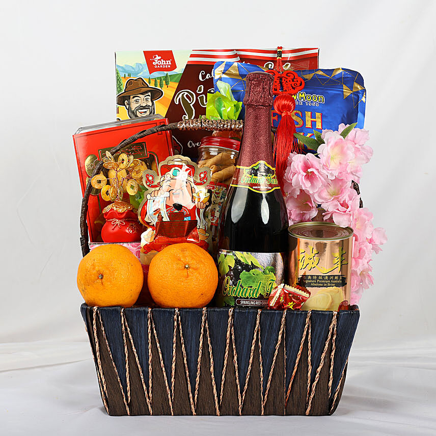 Wishing You Abundance This New Year: Orange Gift Baskets