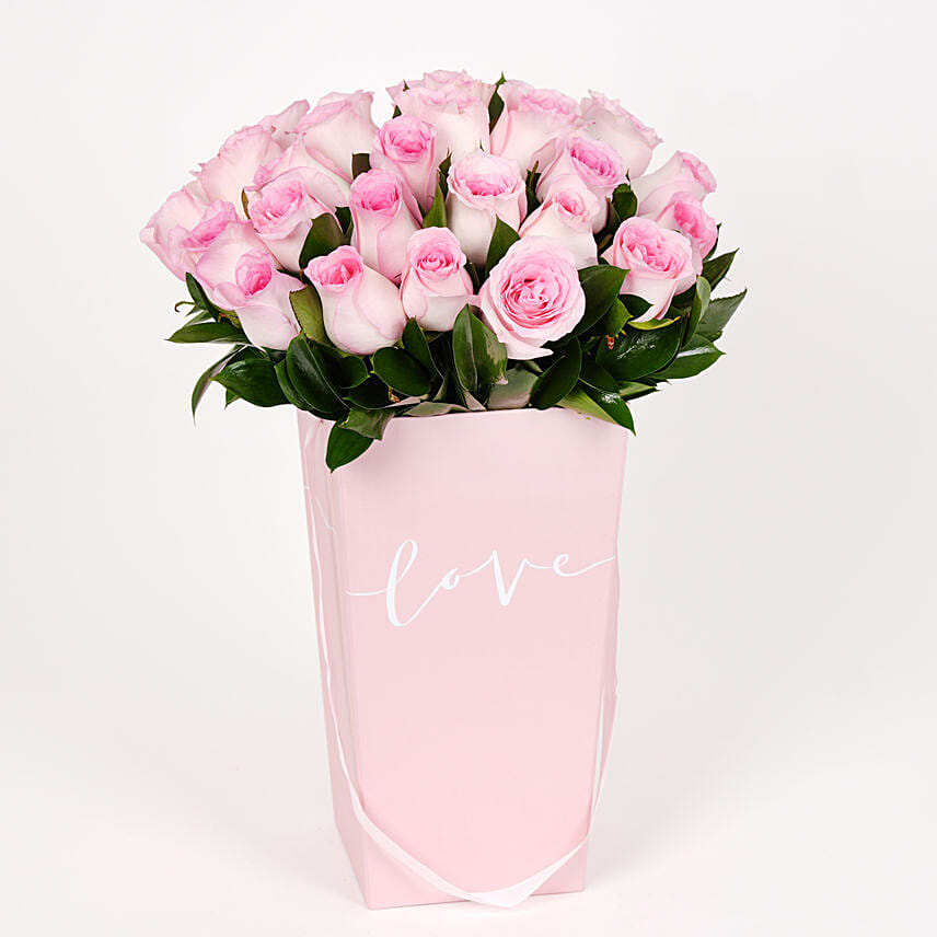 Love Expression with Pink: I Miss U Flowers