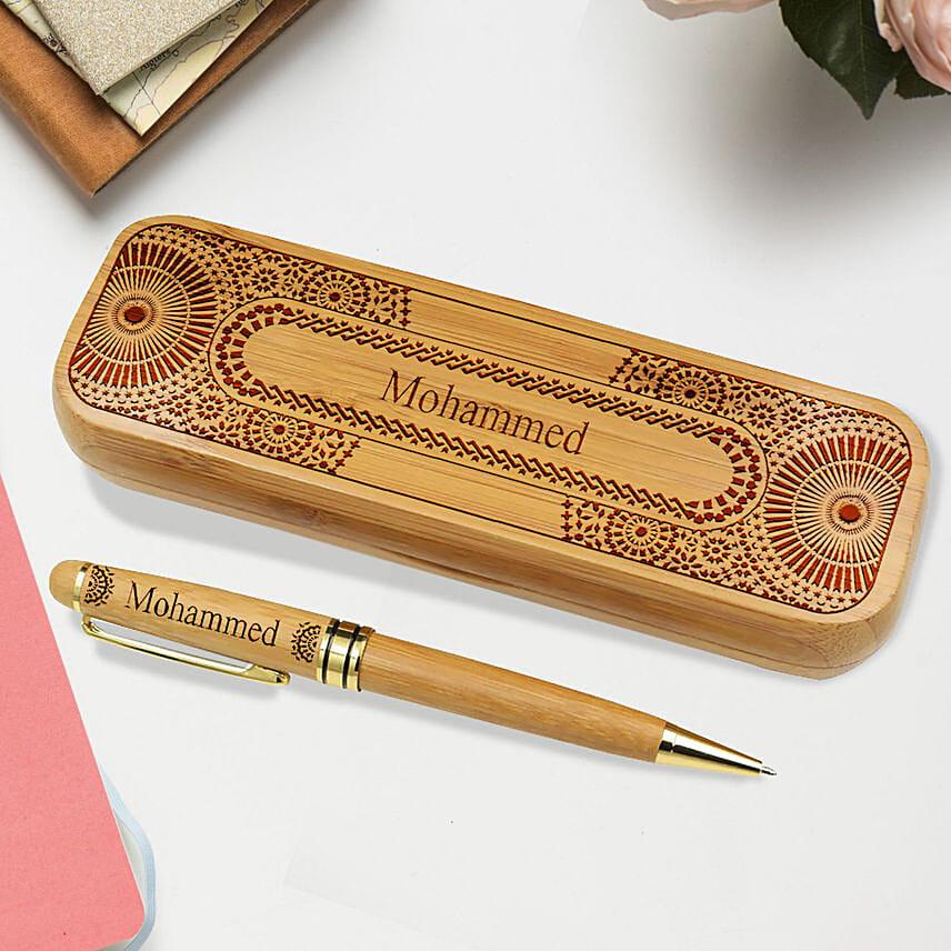 Engraved Wooden Pen: 