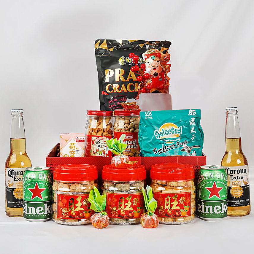 CNY Dragon Dance Libation Hamper: CNY Gifts Singapore