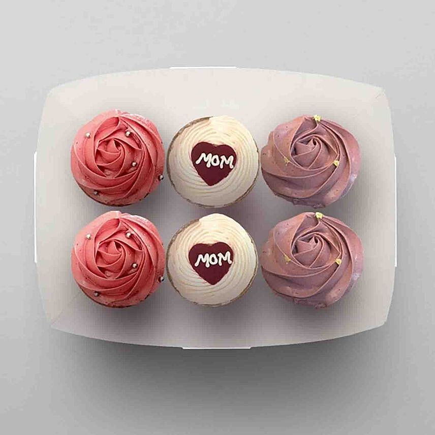 Mother's Day Cup Cakes 6pcs: Mother's Day Gifts 2024