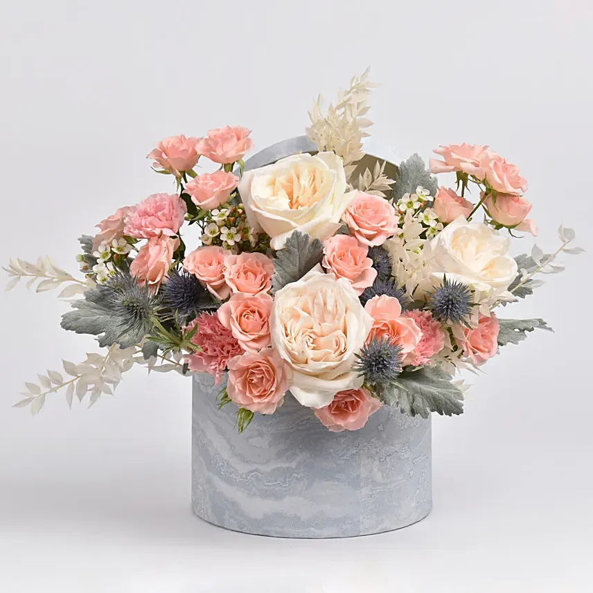 Garden Roses Beauty in a Box: Happy Birthday Flowers