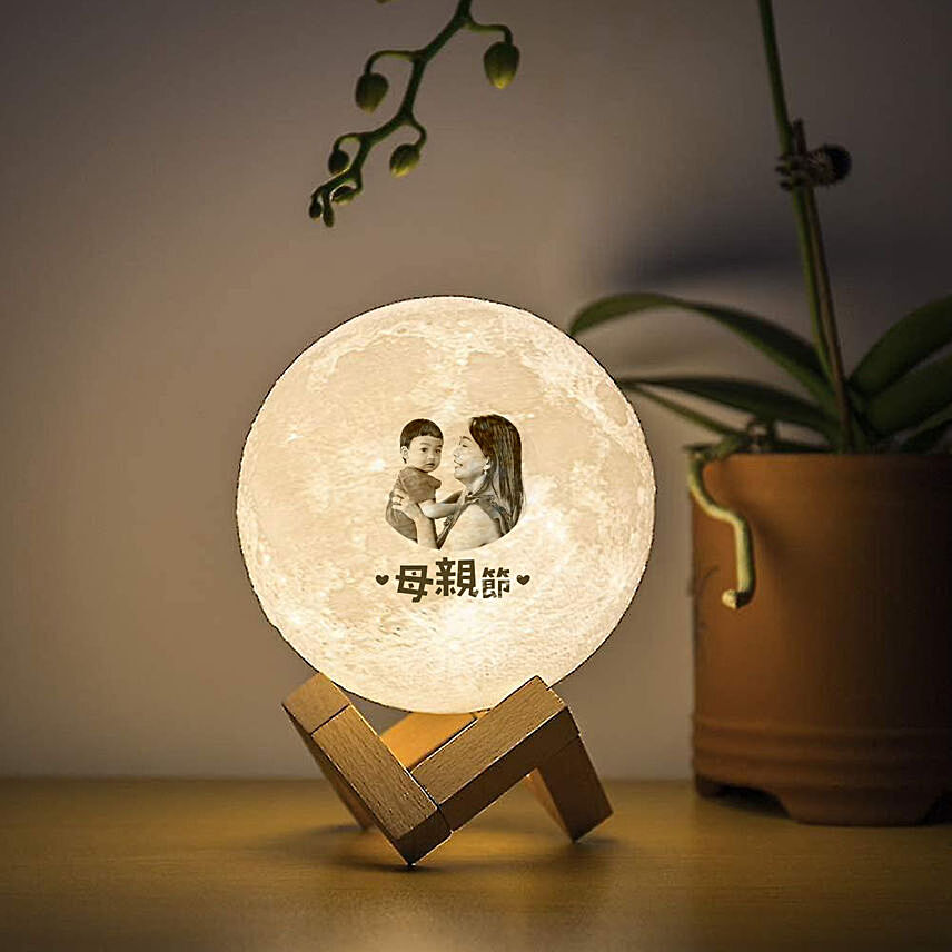 Best Mom Moon Lamp with Engraving 10cm: Mother's Day Gifts 2024