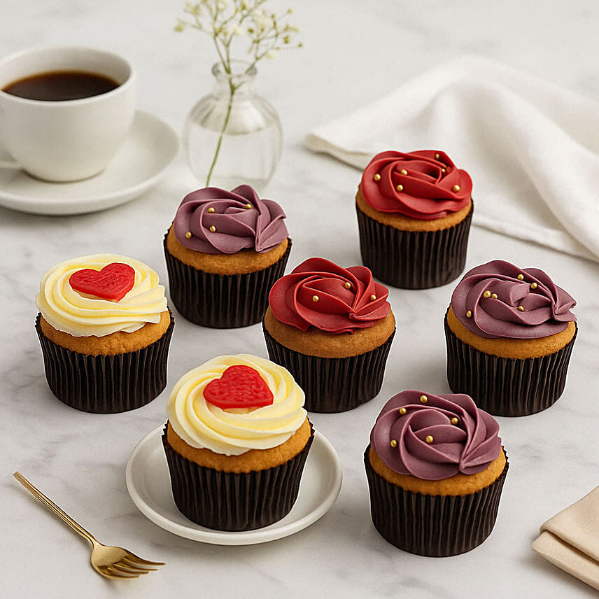 Mother's Day Cup Cakes 6pcs: Cake Delivery Singapore