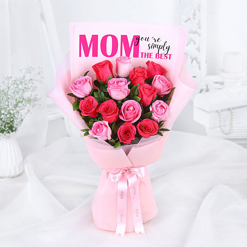 Mothers Love Rose Bouquet: Gifts for Mom
