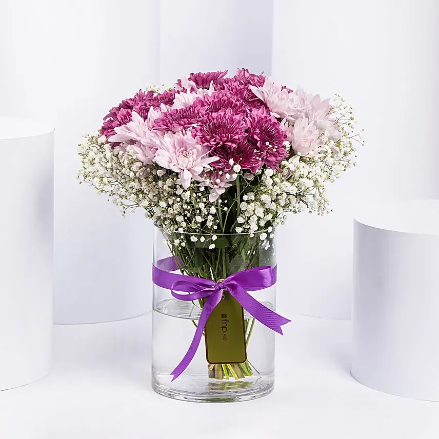 Chrysthemum Flower Arrangement: Mother's Day Gifts