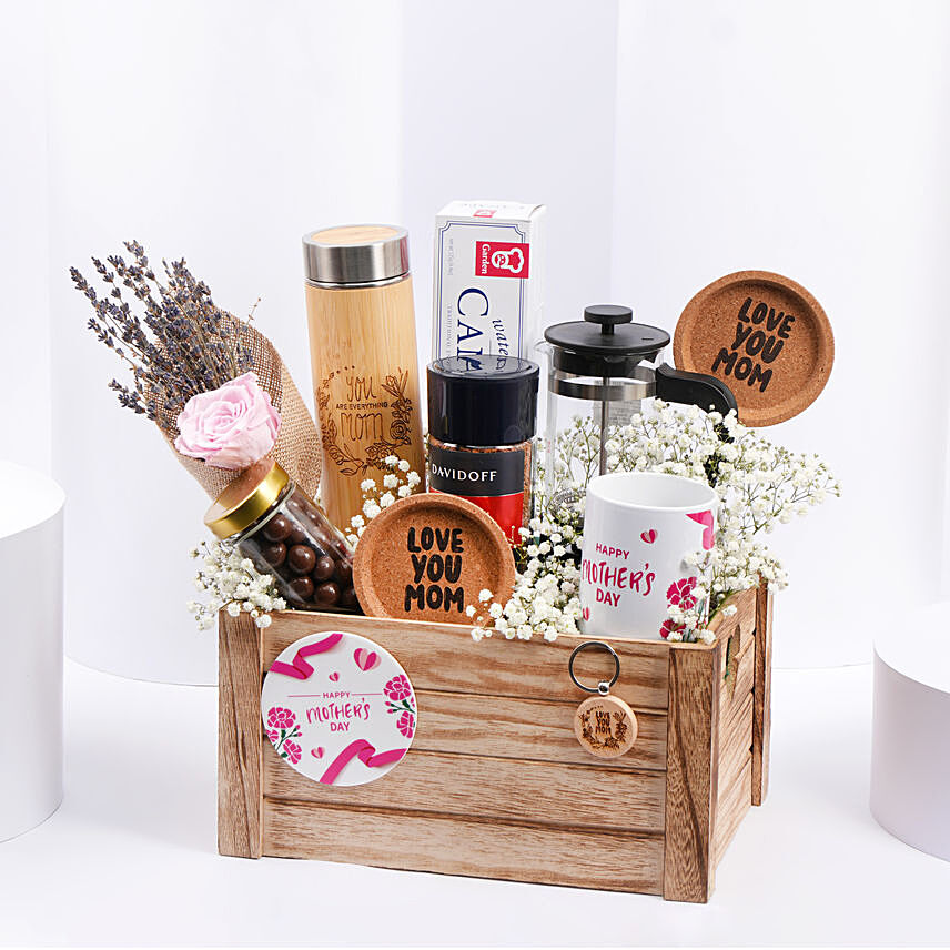 Mothers Day Wishes Coffee Hamper: Gift Hamper Delivery